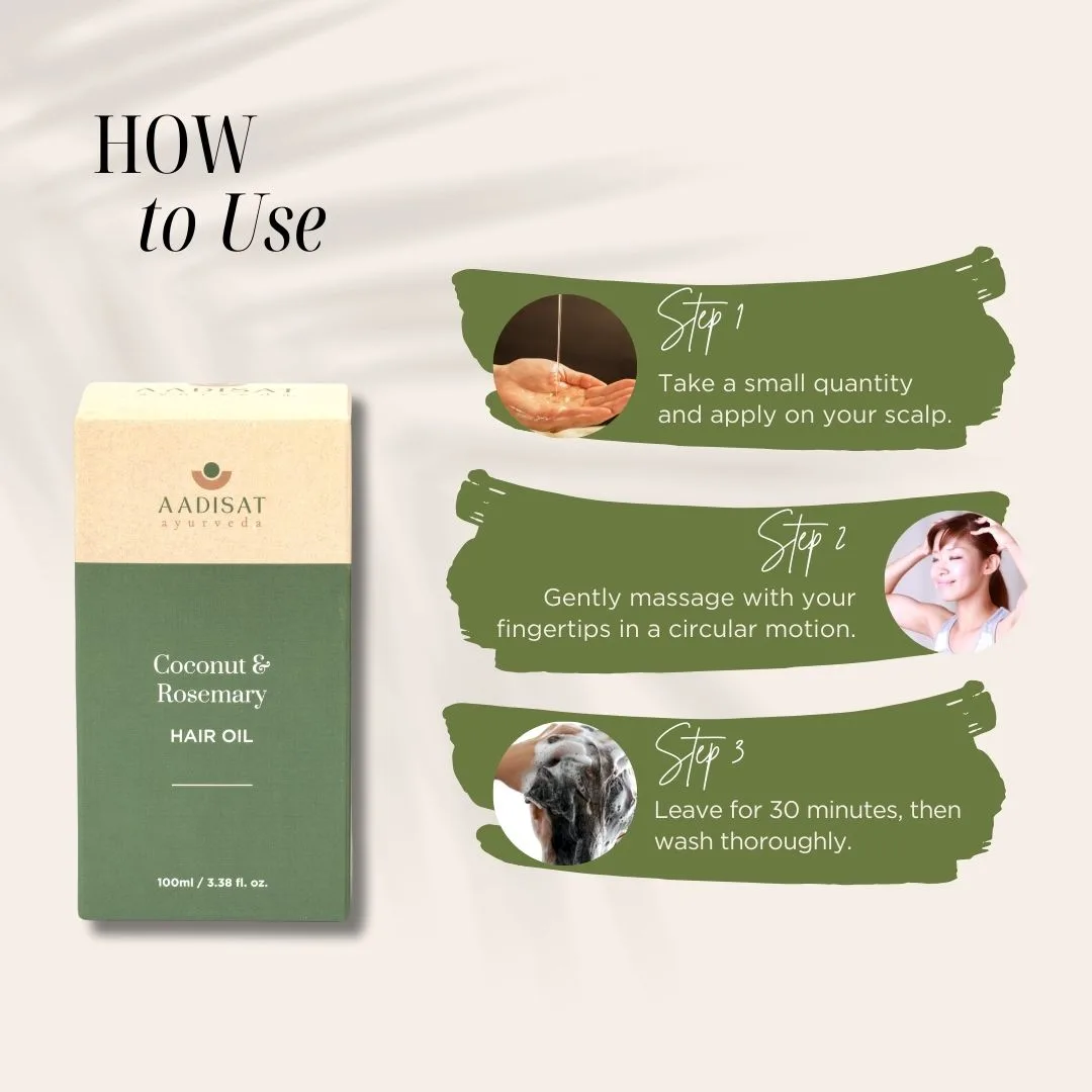 Hair Oil - Coconut & Rosemary - Image 5