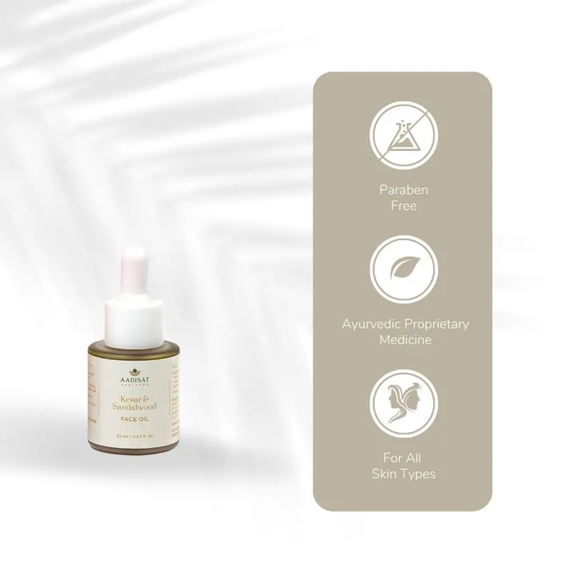 Face Oil - Kesar & Sandalwood - Image 5